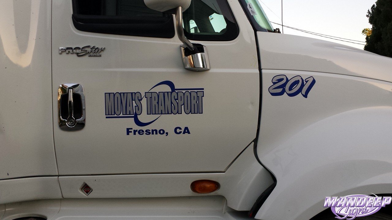 Custom Truck Numbers in Fresno
