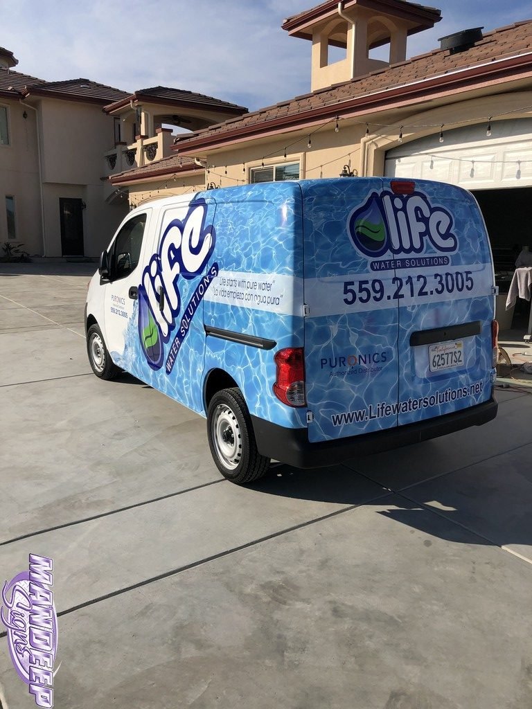 Van Wrap for Life Water Solutions by Mandeep Signs.